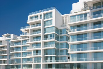 Low-rise building. Generative AI