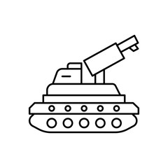 Army truck Vector Icon

