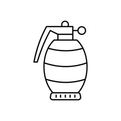 Hand grenade Vector Icon

