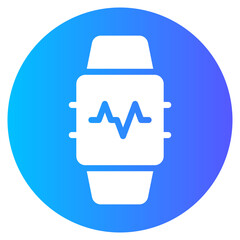smartwatch gradient icon