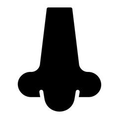 nose glyph icon