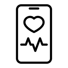 health app line icon