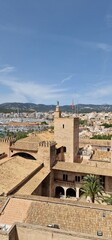 Obraz premium Cathedral in Palma de Mallorca, also known as La terrases of la Seu, is a stunning Gothic-style cathedral located in the city of Palma, which is the capital of the Spanish island of Mallorca