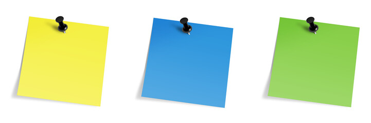 Stickie Note blank template for presentation layouts and design.