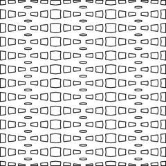 
White background with black lines. Modern stylish abstract texture. Repeating geometric shapes from striped elements.