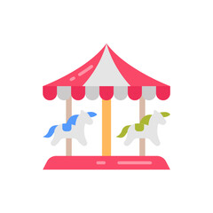 Carousel icon in vector. Illustration