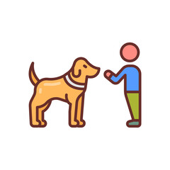 Caring Pet icon in vector. Illustration
