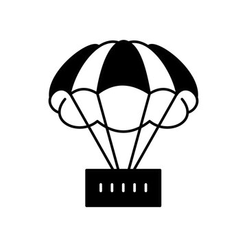 recommend clip art: Parachute Vector Icon

