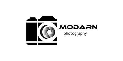 Camera Photography logo template