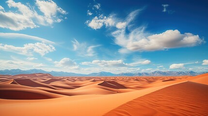 Fototapeta na wymiar vast expanse of desert