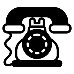  Telephone glyph icon
