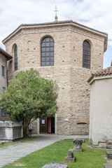 santa Eufemia church baptistery,  Grado, Italy