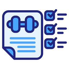  Checklist blue icon