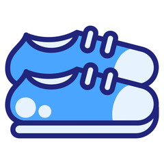  Shoes blue icon
