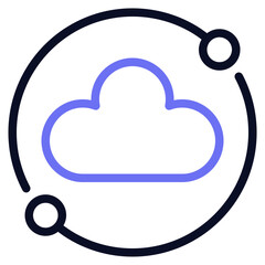 Cloud Networking Icon