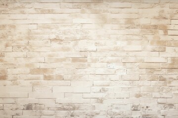Cream and white brick wall texture background