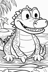 Coloring page animal