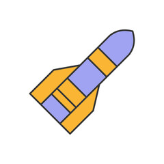 Missile Vector Icon

