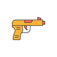 Gun Vector Icon


