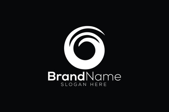 Professional letter o twist logo design vector template