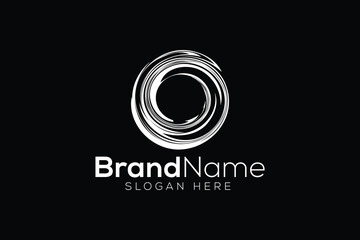 Professional letter o twist logo design vector template