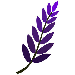 black and green leaves