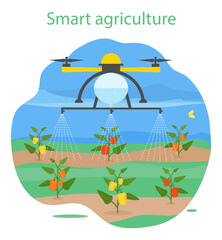 Drone Smart farming Agriculture Farm Robotics