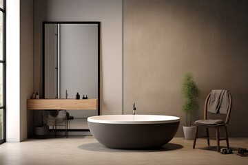 Obraz na płótnie Canvas Modern luxury bathroom.
