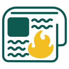  Newspaper colored icon