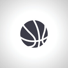 basketball ball isolated icon. basketball ball icon