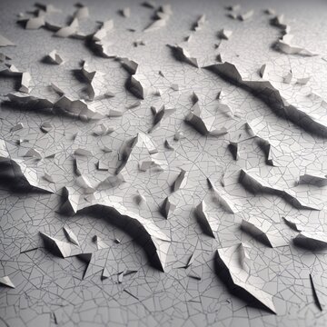 Texture of crumpled white paper