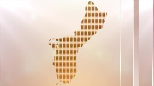 Guam Map Opener on Minimal Background, 
Multi Purpose Background Useful for Politics, Elections, Travel, News and Sports Events
