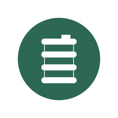 Chemical tank Vector Icon

