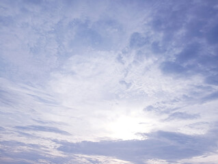 Blue sky and white clouds background,watercolor abstract texture with white clouds and blue sky,Stain artistic vector used as being an element, design and card.Beautiful grunge blue background,