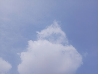 Blue sky and white clouds background,watercolor abstract texture with white clouds and blue sky,Stain artistic vector used as being an element, design and card.Beautiful grunge blue background,