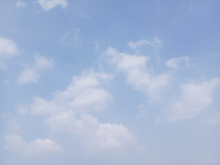 Blue sky and white clouds background,watercolor abstract texture with white clouds and blue sky,Stain artistic vector used as being an element, design and card.Beautiful grunge blue background,