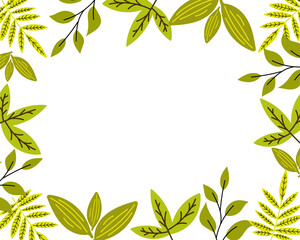 Floral Green Background