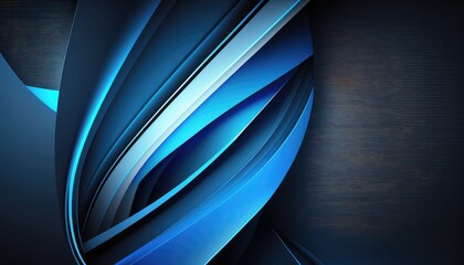 abstract business blue wallpaper for professional presentations generative ai