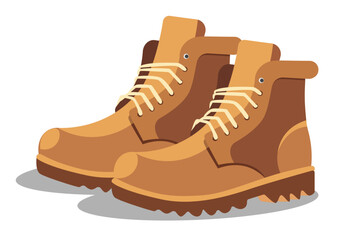 Pair of safety shoes. Safety equipment. Industrial boots