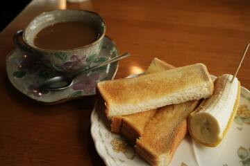 Breakfast Morning Set, Bread and Coffee - モーニング セット 朝食