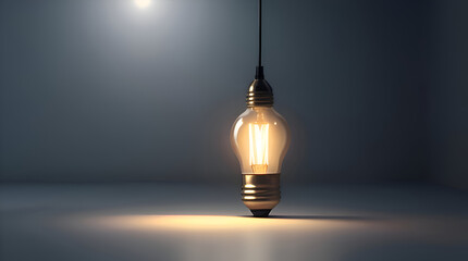 light bulb on the wall