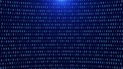 matrix rain of digital HEX code. Computer generated abstract technology concept. sci-fi effect a symbol of obscure technology computer source code, hacking, AI takeover. science, programming