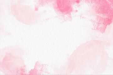 Peach, light pink watercolor, ink, abstract background texture