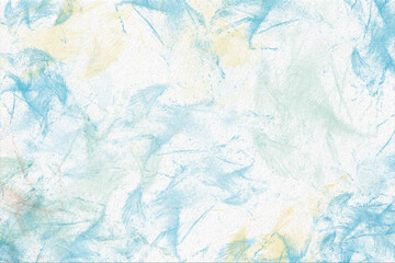 Mint and blue abstract watercolor texture background. 