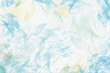 Obraz premium Mint and blue abstract watercolor texture background. 