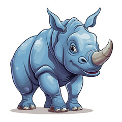 Rhinoceros, Illustration PNG 