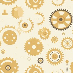 Steampunk Pattern vector illustration, Background