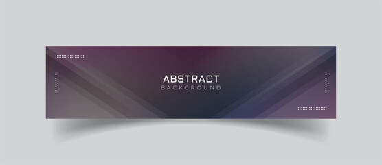 Linkedin banner with abstract background