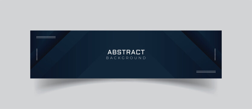 Linkedin banner with simple abstract background