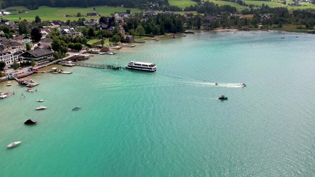 Wolfgang Lake Austria a mesmerizing destination that captivates visitors with its stunning beauty. Nestled amidst the Austrian Alps picturesque lake best for travelers seeking tranquility and charm